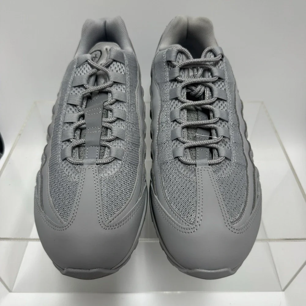 Brand New Nike Air Max 95 Wolf Grey Big Bubble Sneaker HM8755-002 Men's Size 9.5
